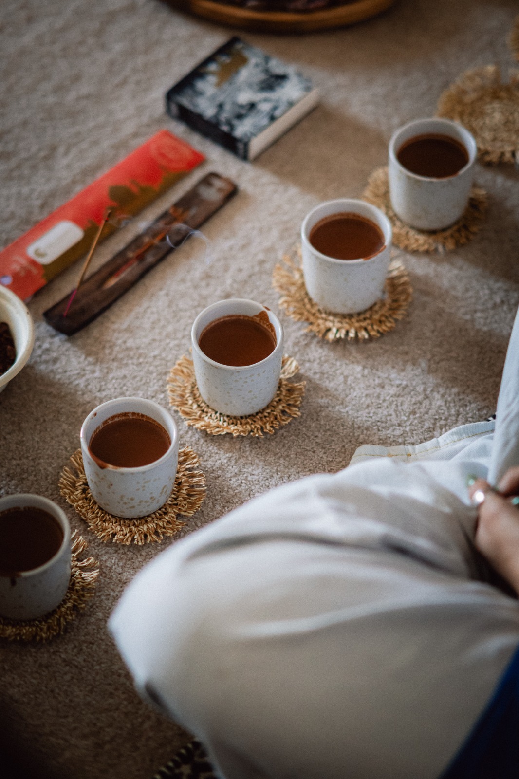 Portret în spațiu de ceremonii cu cacao